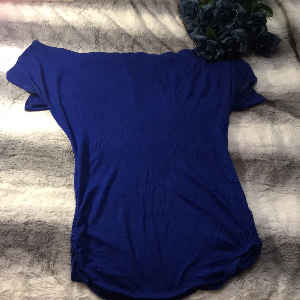 Women’s blue shirt